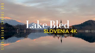 Calm and Peaceful Lake Bled Slovenia 4K Ultra HD Amazing Places on Earth with relaxing Music [upl. by Teria718]