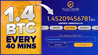 FREE 14 Bitcoin Every 40 Minutes  FREE BITCOIN MINING WEBSITE 2022  No Investment Required [upl. by Agnot]