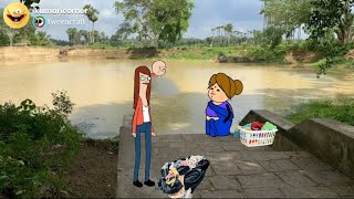 😂பழைய துணிய கழுவி தா வள்ளி நாறுது 😂😂🤣🤣 kumaricorner funnyanimation cartooncorner comedy kc cc [upl. by Arema196]