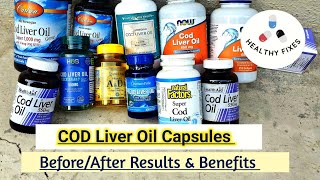 COD Liver Oil Supplements Results Before amp After  COD Liver Oil Benefits  Healthy Fixes [upl. by Irmo]