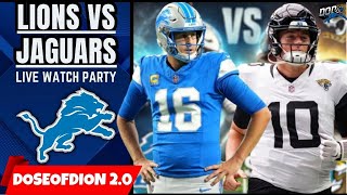 Lions Vs Jaguars Watch Party LIVE Play By Play [upl. by Jacquenette972]