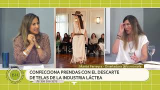 Confecciona prendas con el descarte de telas de la industria láctea [upl. by Anurb]