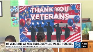 Veterans at MSD Louisville Water honored [upl. by Gilman]