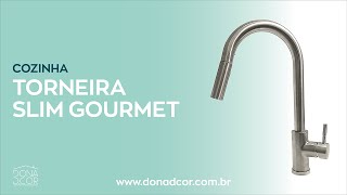 Conheça nossa Torneira Slim Gourmet Dona D Cor [upl. by Andie]