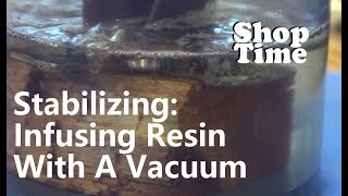 Stabilizing Infusing Resin With A Vacuum [upl. by Nrev]