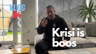 VLOG 84 KRIS IS BOOS EN KOOPT 5 PAAR WERKLAARZEN [upl. by Nayab]