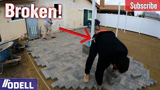 Massive Paver job WRECKED MY BACK part 4 [upl. by Thistle369]