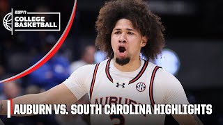 SEC Tournament Quarterfinals South Carolina Gamecocks vs Auburn Tigers  Full Game Highlights [upl. by Yliab]