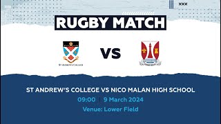 RUGBY St Andrews College vs Nico Malan High School [upl. by Aan988]