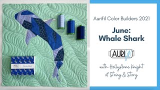 2021 Aurifil Color Builders Whale Shark [upl. by Seka]