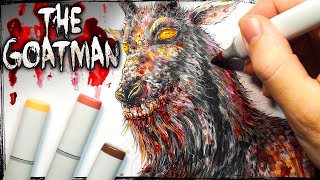 Anansis Goatman Story Illustrated Creepypasta  Drawing [upl. by Fremont]