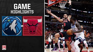 Chicago Bulls vs Minnesota Timberwolves  Full Game Highlights  CHSN Chicago Bulls [upl. by Frechette]