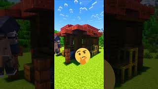 Easy Starter House minecraftbuildingtutorial minecraft minecraftshorts [upl. by Gilbertina]