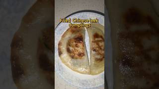 How to cook fried chinese leek dumplings food recipe cooking foryou fyp viralshorts viral [upl. by Nadnarb]