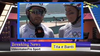 Olimpiadi Parigi Tita e Banti medaglia doro nella Vela Nacra 17 impresa Italia [upl. by Harbed534]