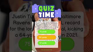 NFL Kickers Can You Break the Record didyouknow trivia quizapp triviatime quizgame [upl. by Australia515]