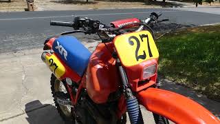 1985 Honda XR350R  Flash Red  Best Backwoods Bike Ever [upl. by Rehpinej]