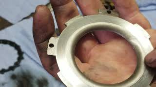 Kawasaki KV75MT1 clutch disassembly and inspect [upl. by Clayton797]