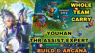 YOUHAN HIGH RANK GAMEPLAY I HONOR OF KINGS I YOUHAN TOTORIAL AND TIPS COMBOS [upl. by Anitteb]