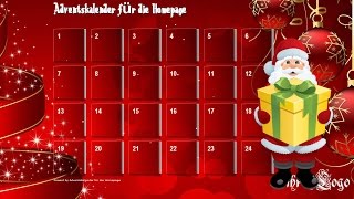 Online Adventskalender 2018 für die eigene Homepage oder FB Seite [upl. by Raynard]