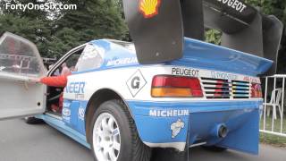 Peugeot 405 T16 Pikes Peak  Festival of Speed 2013 [upl. by Leahcin614]