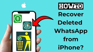 How to Recover Deleted WhatsApp messages from iPhone Without Backup [upl. by Gracie]