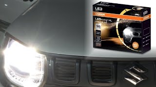 Car headlights Upgrade  Osram LED 50 Watts Unboxing  DIY  Stock vs LED Comparison  Ignis [upl. by Yecac328]