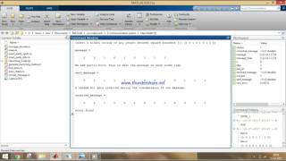 Implementation of Hamming Error Correction Code in Matlab  Part 54 [upl. by Pirozzo]