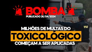 ⚠️ COMEÇAM AS MULTAS A MOTORISTAS COM TOXICOLÓGICO VENCIDO legtransito ronaldocardoso [upl. by Breena314]