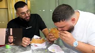 Abugoku amp Mert essen den besten Döner der Umgebung Döner mit alles oder allem [upl. by Pena]