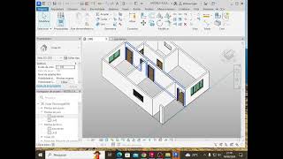 Desenhando uma casa no REVIT DTB [upl. by Liamsi]