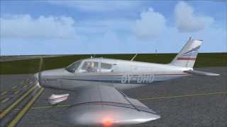 SCANSIM  PIPER PA28140 CHEROKEE FSXP3D FREE [upl. by Libre158]