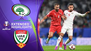 Palestine vs United Arab Emirates  Extended Highlights  AFC Asian Cup  CBS Sports Golazo [upl. by Kunkle]