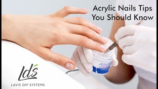 Basic Steps of Acrylic Nails for Beginners  Acrylic Nails Tips That You Should Know [upl. by Ettennad]