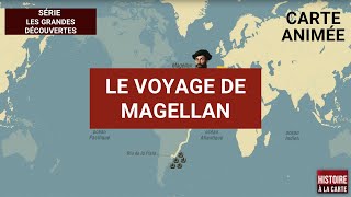 Les Grandes Découvertes  le voyage de Magellan en 4 minutes [upl. by Carhart439]