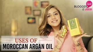 How To Use Moroccan Argan Oil In 6 Ways Ft Myhappinesz  GIVEAWAYCLOSED  Nykaa [upl. by Hoag]