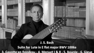 J S Bach  Suite for Lute in E Major BWV 1006a 22  Göran Söllscher [upl. by Atik]