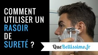 Comment bien se raser avec un rasoir de sureté  Tuto pour débutants [upl. by Watters945]