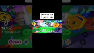 Donation war with aquaiyson in pls donate [upl. by Deelaw676]