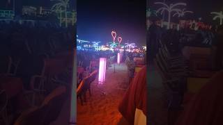 Baga beach in goa  Night life goa nightlife beach shorts [upl. by Milstone]