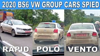 2020 Polo Vento And Rapid BS6 Spied [upl. by Gervais985]