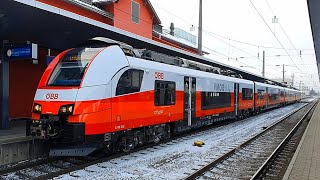 ÖBB 4748 502  S 1 nach Bregenz Hafen  Abfahrt in Dornbirn [upl. by Harehs589]