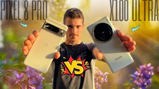 VIVO X100 ULTRA vs PIXEL 8 PRO ¿Cuál tiene MEJOR cámara📸🌞 [upl. by Naryb786]