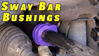 How To Replace Sway Bar Bushings [upl. by Dre]