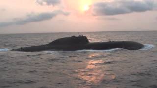 INS Chakra  Indian Navy Akula II SSN nuclear submarine [upl. by Miltie]