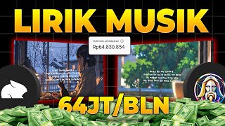 Baru 1000 MONET 64JTBln Konten LIRIK LAGU Ai  Cara Dapat Uang dari Youtube 2024 Terbaru [upl. by Pearlstein119]