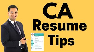 Resume format for CA freshers  Resume kaise banaye  Resume making tips for freshers [upl. by Teage]