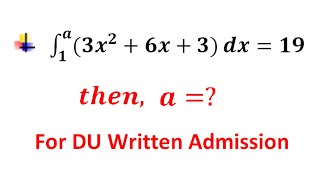 INTEGRATION FOR DU ADMISSION WRITTEN [upl. by Bolton]