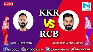 Live IPL 2019 Match 35 Discussion RCB vs KKR  Royal Challangers bangalore Won By 10 Runs [upl. by Llenrad]