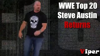 WWE Top 20 Shocking Steve Austins Returns [upl. by Akilam]